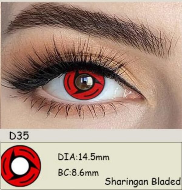⁦عدسات الشارينقان (Sharingan Bladed)⁩ - الصورة ⁦2⁩