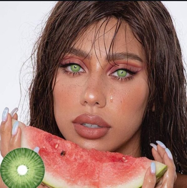 ⁦عدسات لون اخضر بؤبؤ صغير⁩ - الصورة ⁦3⁩